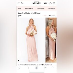 Women’s Show Me Your Mumu bridesmaid dress